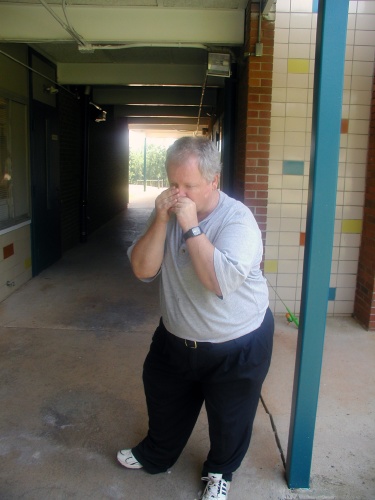 Mark Entertains with the Harmonica